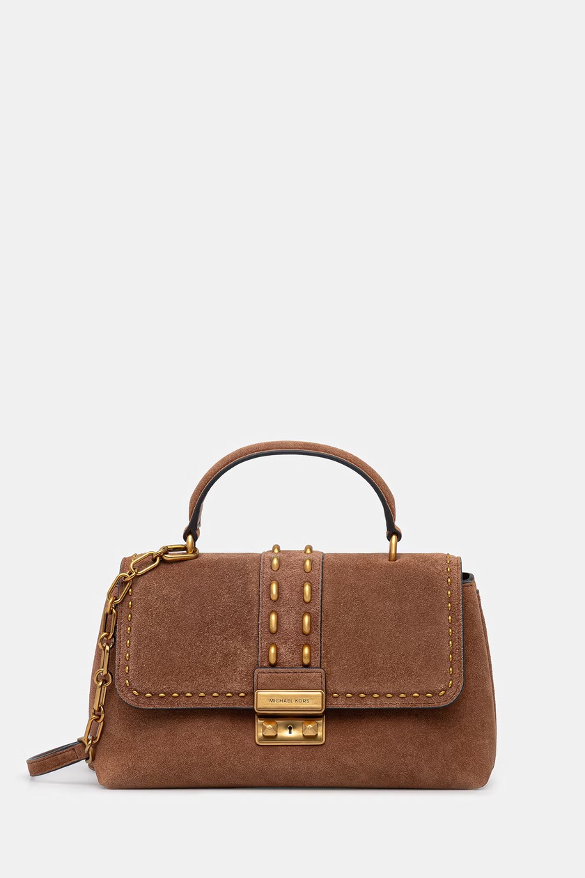 MICHAEL Michael Kors geantă pentru femei din piele LAILA maro