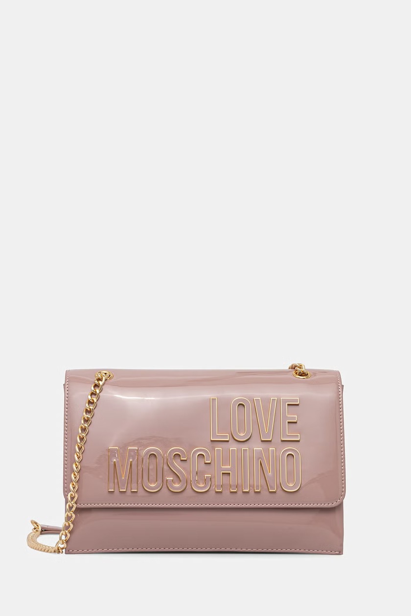 Love Moschino poșetă culoarea roz, JC4024PP1OKD0604 | ANSWEAR.ro
