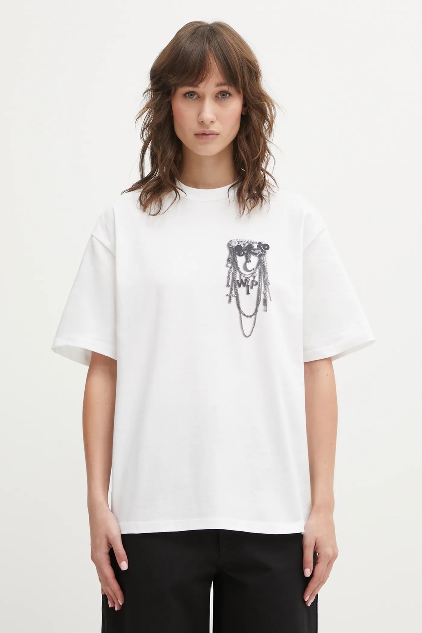 Maison Kitsuné cotton t-shirt Handwriting Comfort PRM EU