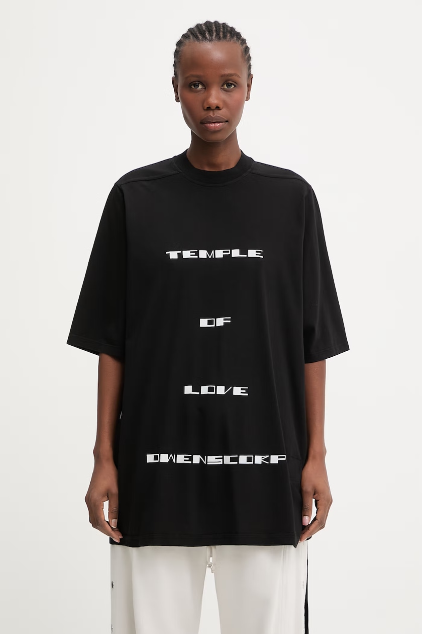 Rick Owens DRKSHDW Jumbo t-shirt women's black DS01F4204.JL at PRM US Rick Owens DRKSHDW Jumbo t-shirt women's black DS01F4204.JL at PRM US