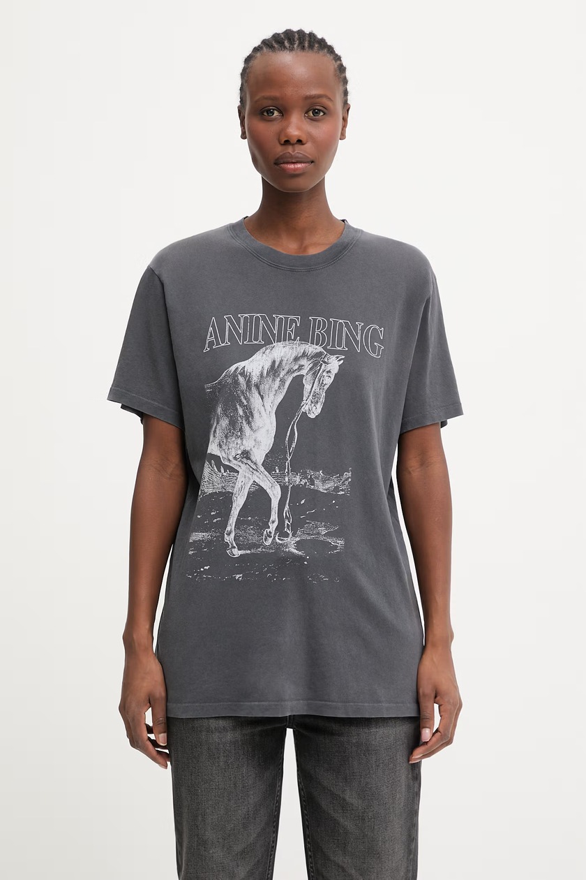 Ottolinger t-shirt Deconstructed Fitted T-Shirt women's gray color