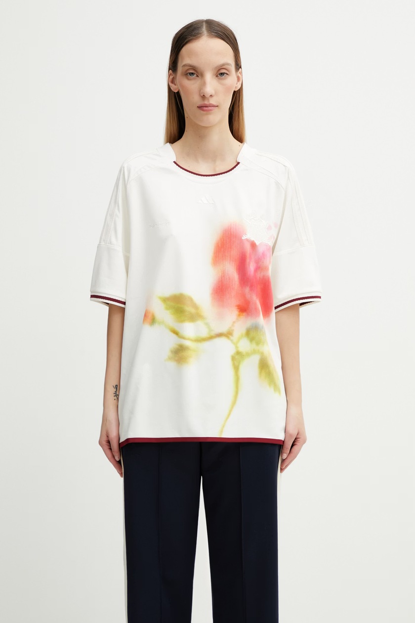 adidas Originals x Wales Bonner t-shirt Women's beige KR8792 at PRM US