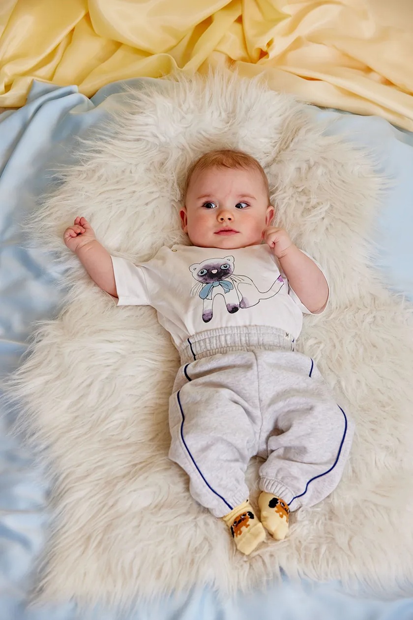 Mini Rodini t-shirt in cotone per bambini Siamese