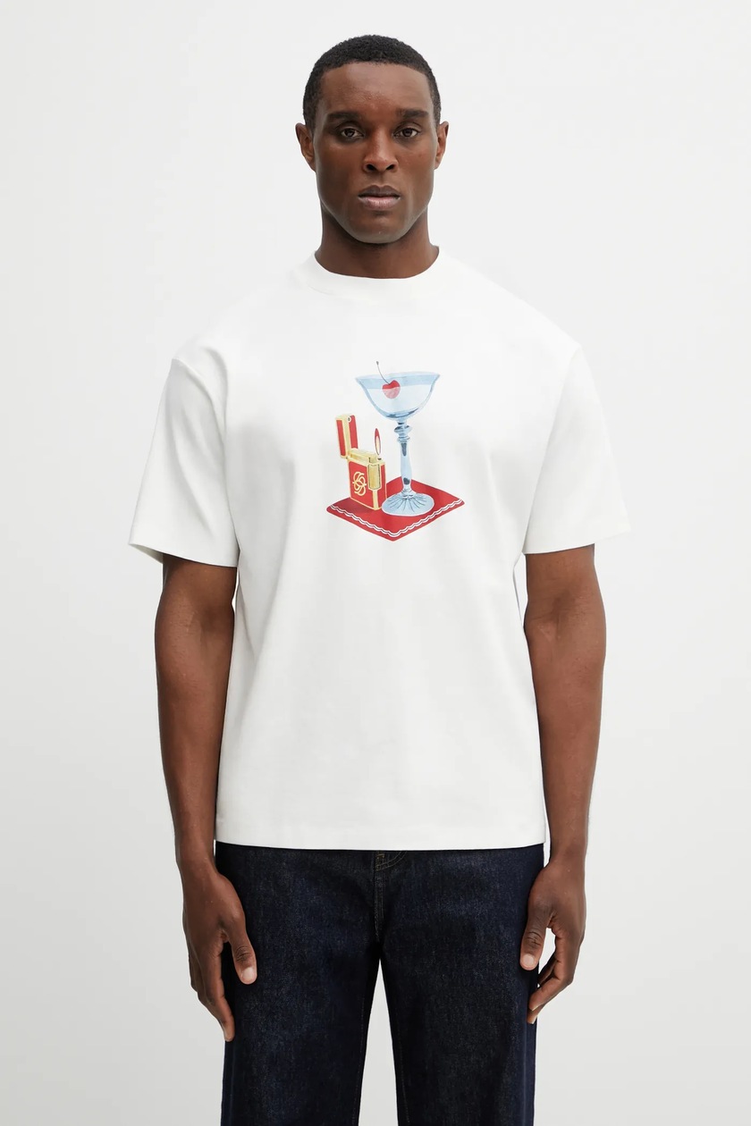 Drôle de Monsieur cotton t-shirt Le T-Shirt Medicis Sport PRM EU