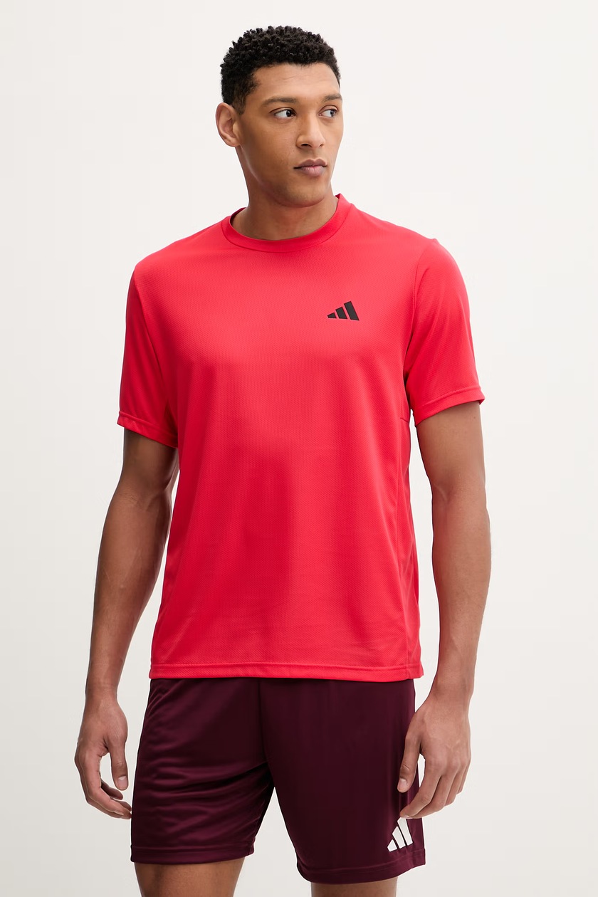 Хлопковая футболка Polo Ralph Lauren мужская цвет красный с