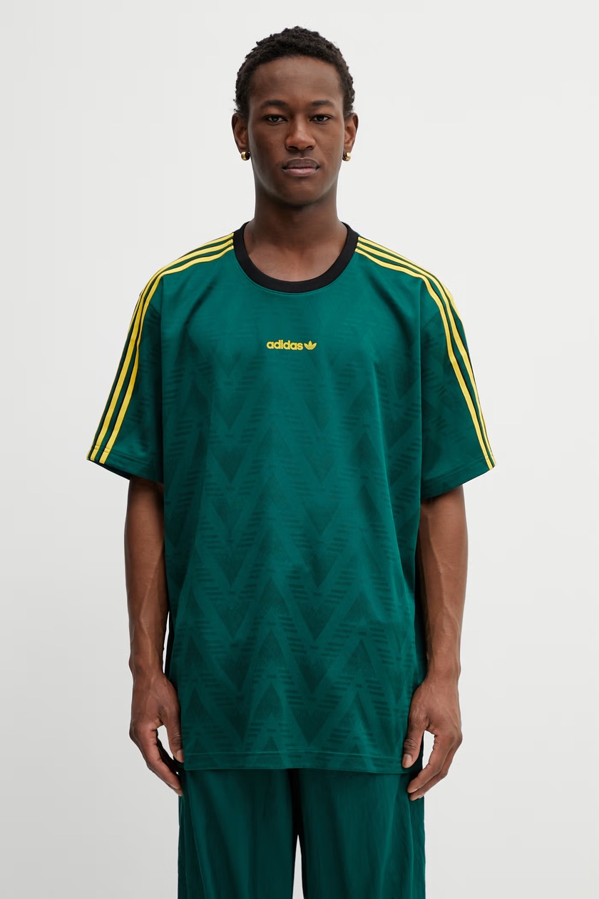 adidas Originals t-shirt adidas x NTS Radio Jersey 2 men's green adidas Originals t-shirt adidas x NTS Radio Jersey 2 men's green