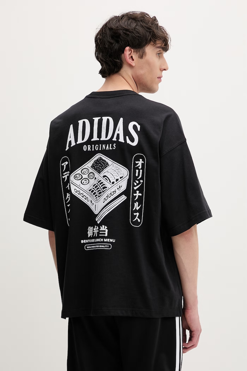 Хлопковая футболка adidas Originals Adilenium Tg Te цвет чёрный с Хлопковая футболка adidas Originals Adilenium Tg Te цвет чёрный с