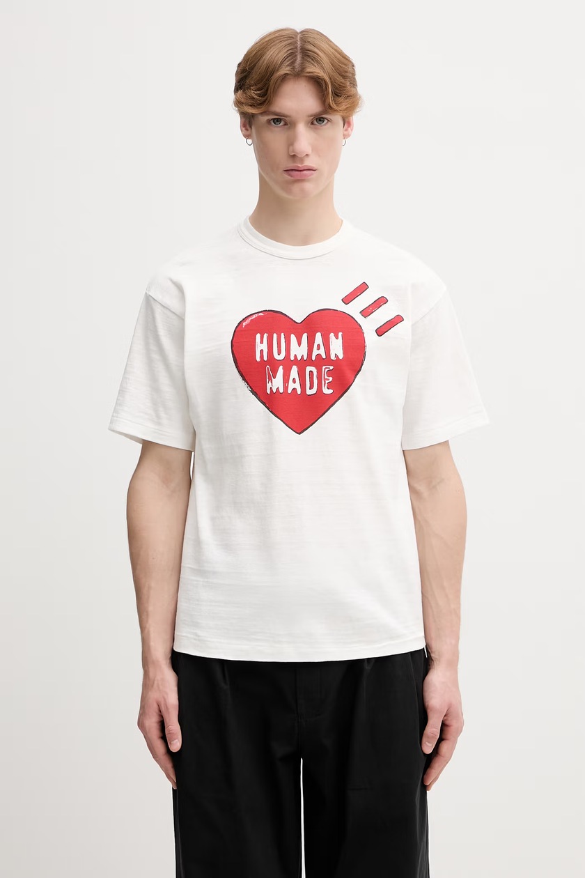Human Made cotton t-shirt Pocket men's white color HM27CS003 at PRM US