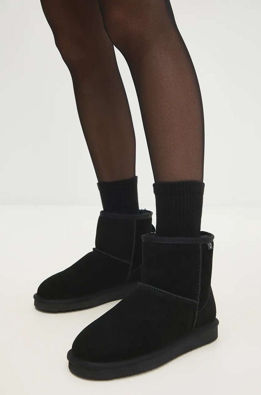 stivali da neve in camoscio