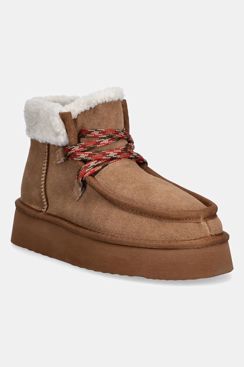 Зимние сапоги MICHAEL Michael Kors Zelda цвет коричневый | ANSWEAR.ua