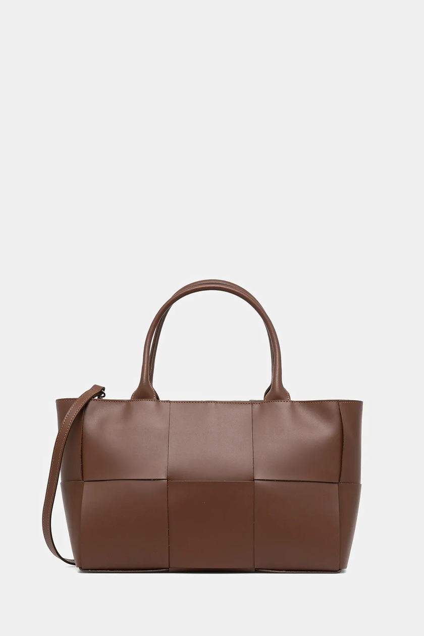 Answear.LAB torebka skórzana kolor brązowy | Answear.com