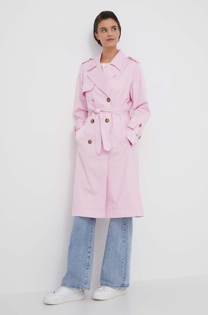 Pink Mos Mosh Trench Coat MOS MOSH Nova Down Coat, Cream
