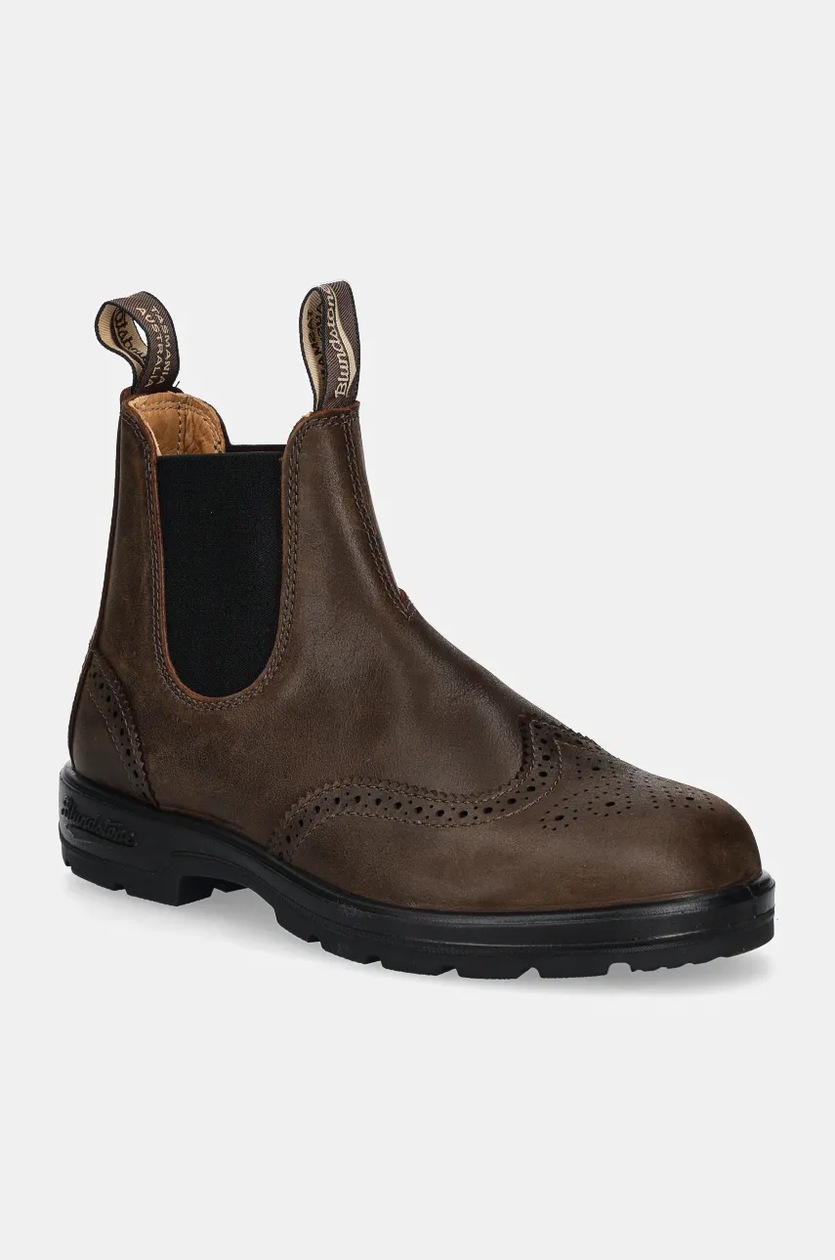 Blundstone 550 Stivaletto In Pelle Premium Marrone Noce - Foto 3