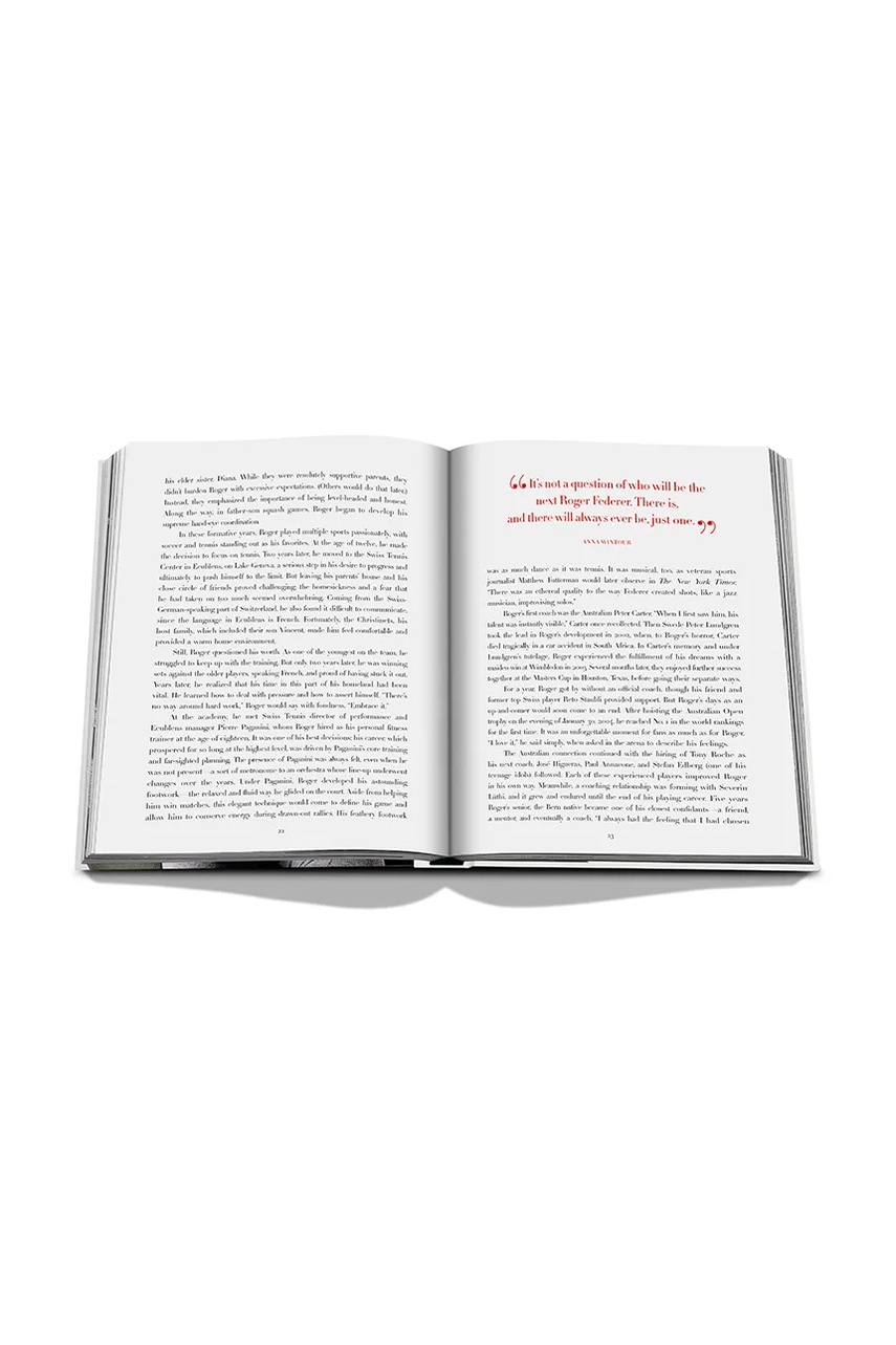 Kniha Assouline Federer by Doris Henkel, English (obrázek 7)
