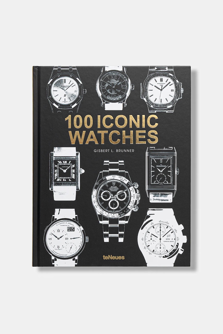 home & lifestyle carte 100 Iconic Watches by Brunner Gisbert L., English culoarea negru