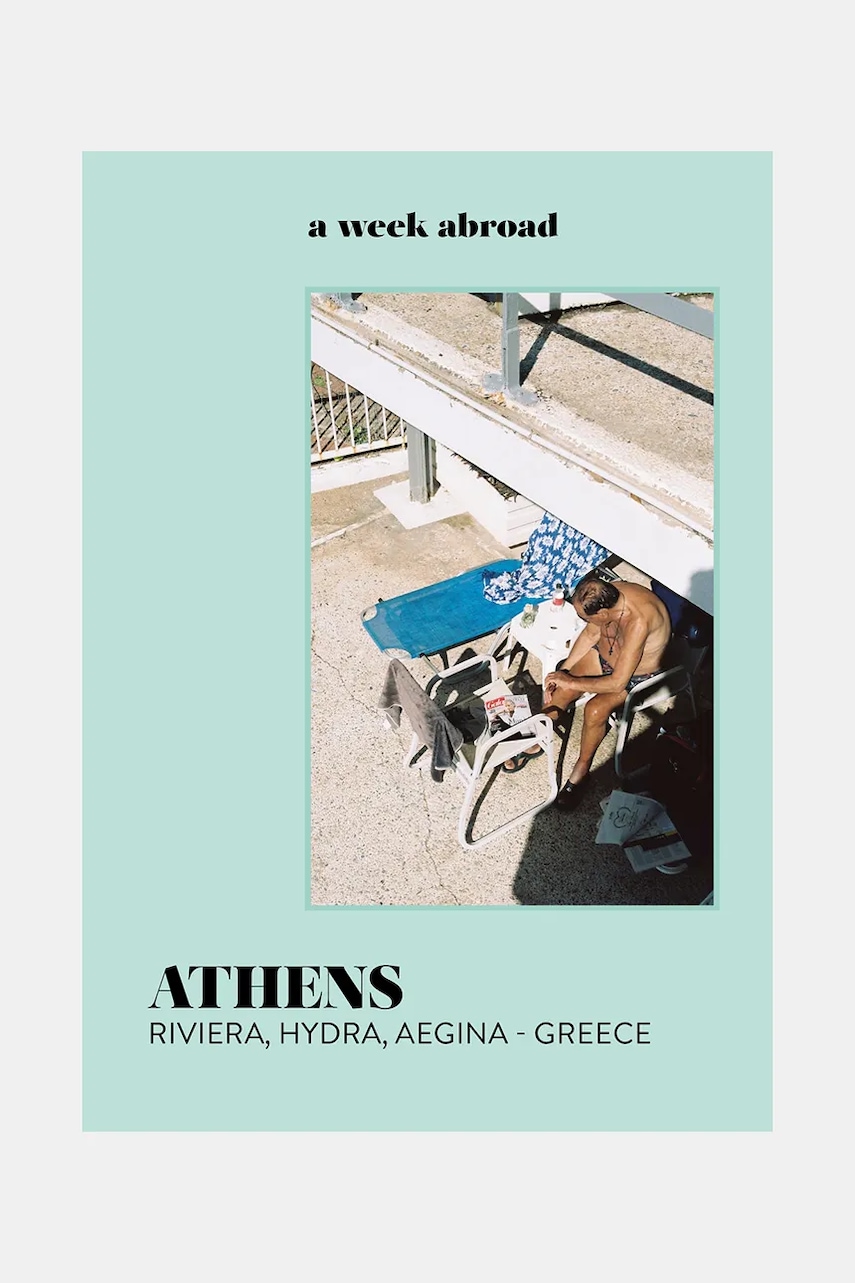 Levně Kniha A Week Abroad Athens, English tyrkysová barva