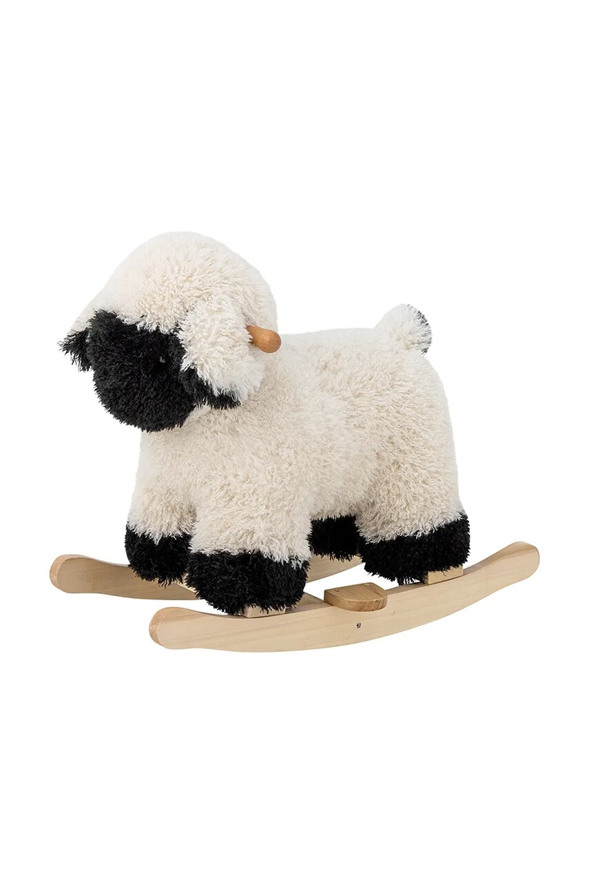 Bloomingville balansoar de jucărie Dolly Rocking Toy culoarea alb