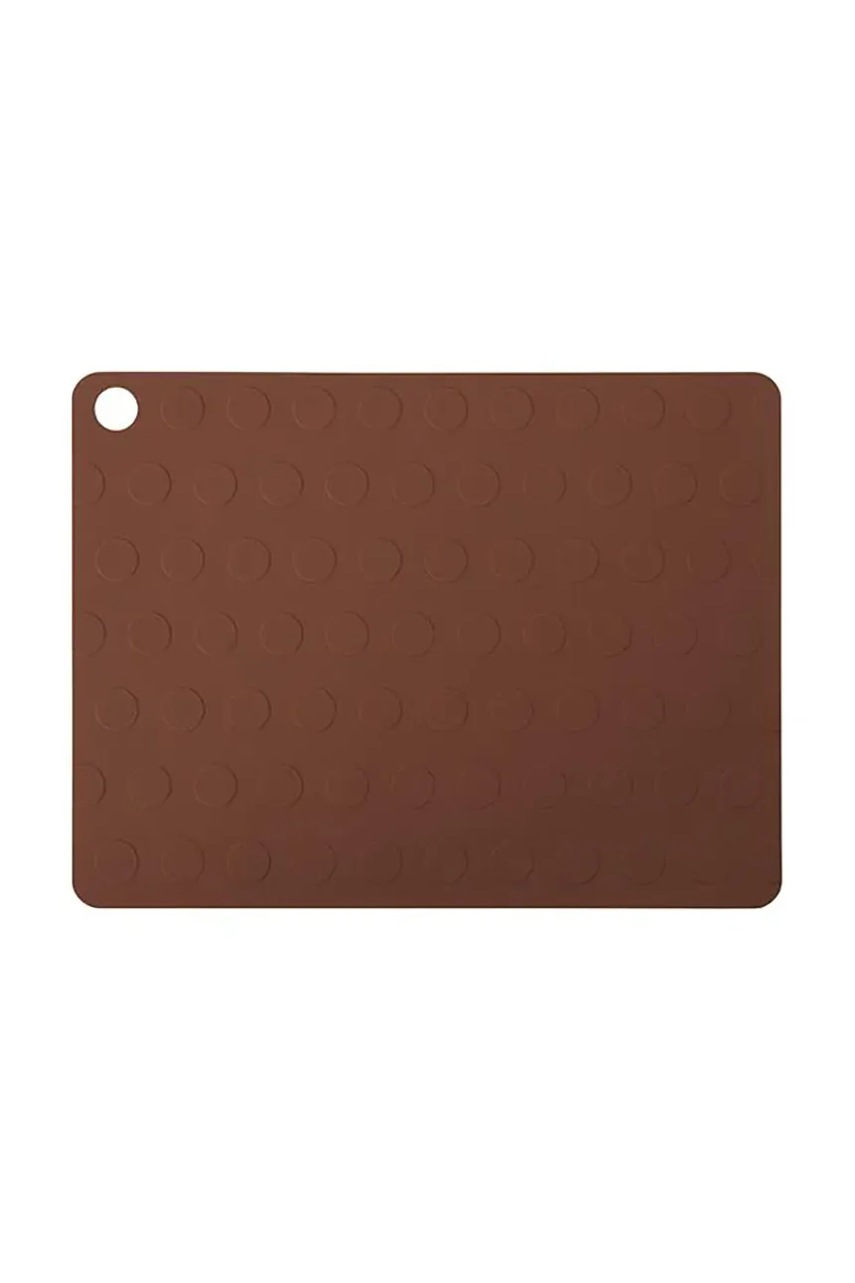 OYOY suport decorativ pentru farfurie Dotto 2-pack culoarea portocaliu