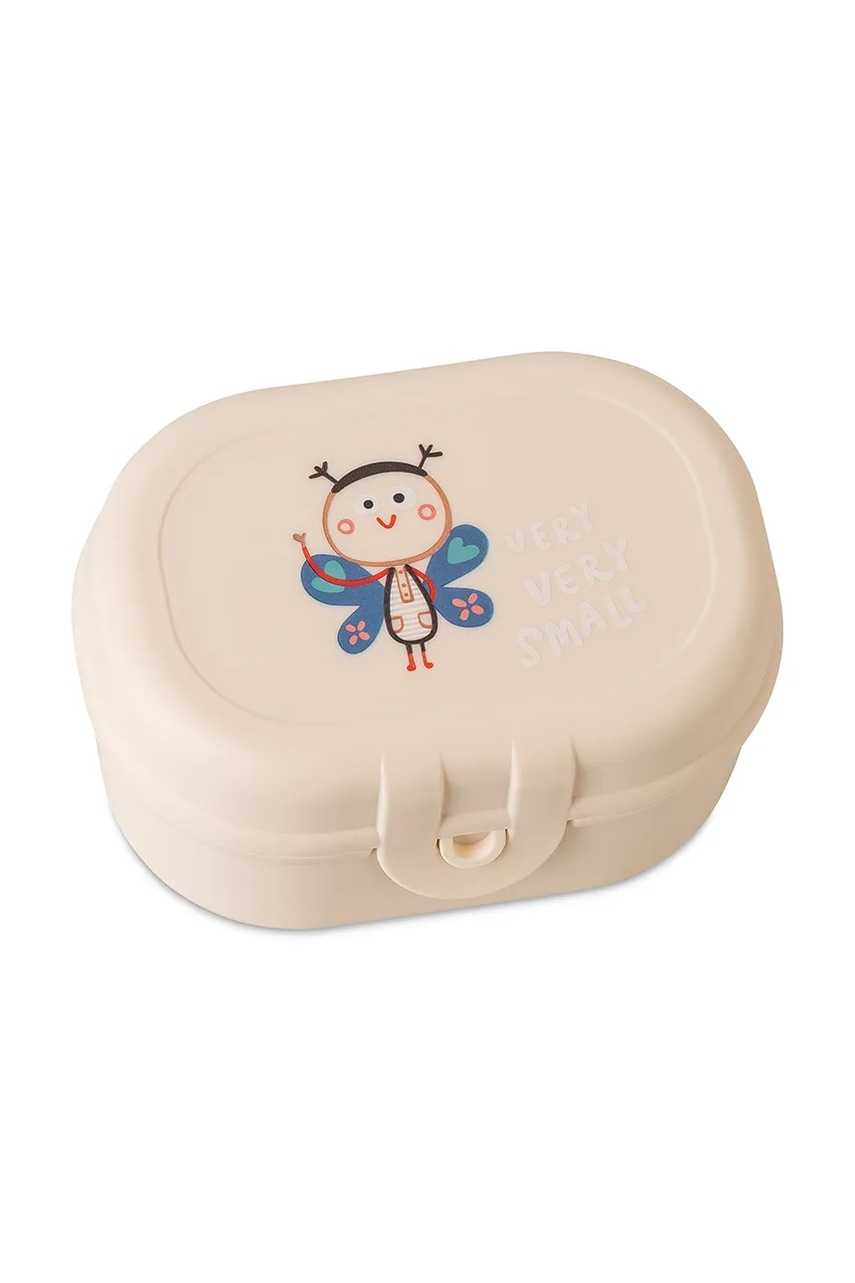 Lunchbox παιδικό με μπουκάλι νερό Koziol Ver Very To Go 200 ml 3-pack χρώμα: μπεζ φωτογραφία