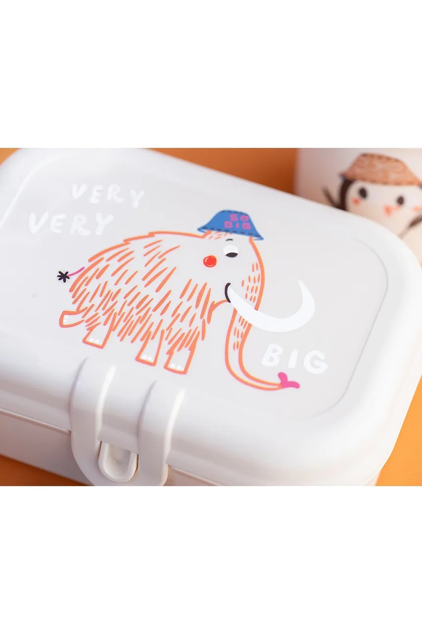 Lunchbox παιδικό με μπουκάλι νερό Koziol Ver Very To Go 200 ml 3-pack χρώμα: μπεζ φωτογραφία