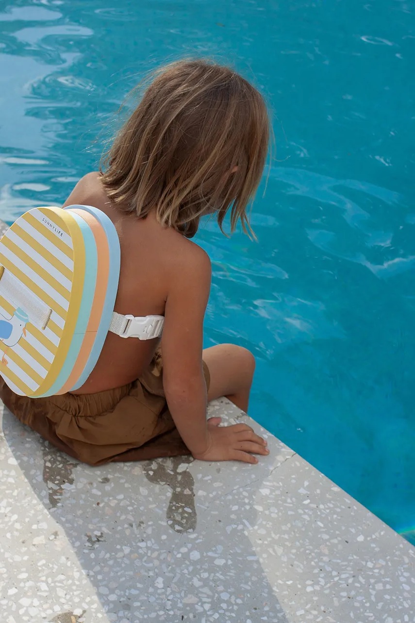 Σωσίβιο πλάτης για παιδικά μαθήματα κολύμβησης SunnyLife Sid the Seaguul χρώμα: κίτρινο φωτογραφία