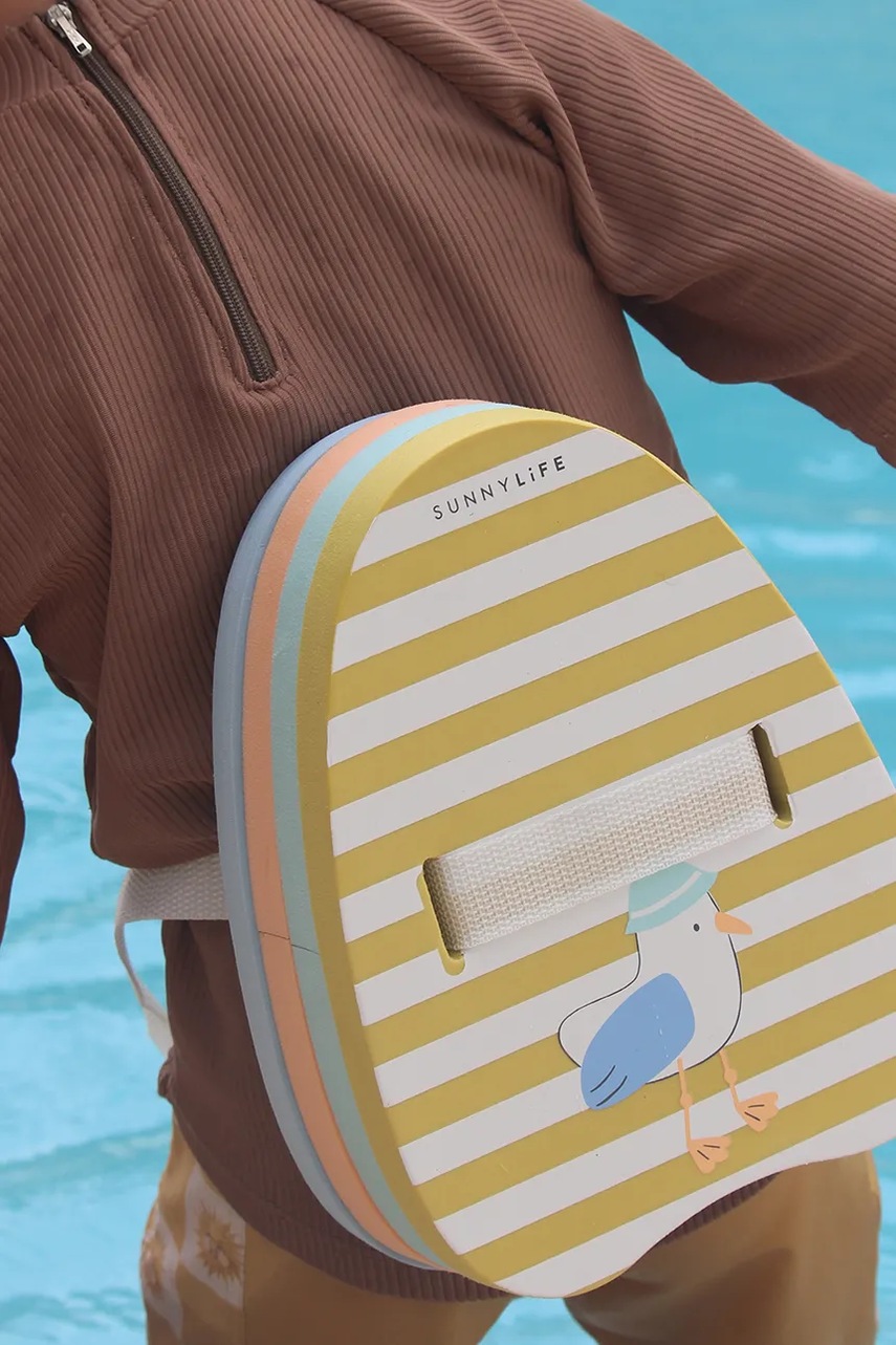 Σωσίβιο πλάτης για παιδικά μαθήματα κολύμβησης SunnyLife Sid the Seaguul χρώμα: κίτρινο φωτογραφία