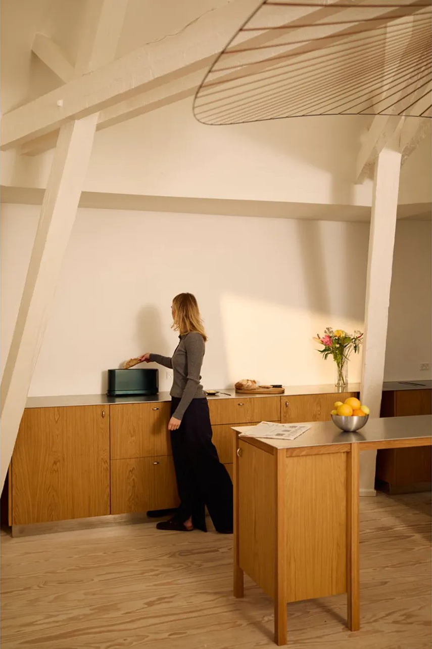 Τοστιέρα με οθόνη αφής Jacob Jensen Long Slot 19,5 x 11 41 cm χρώμα: πράσινο φωτογραφία