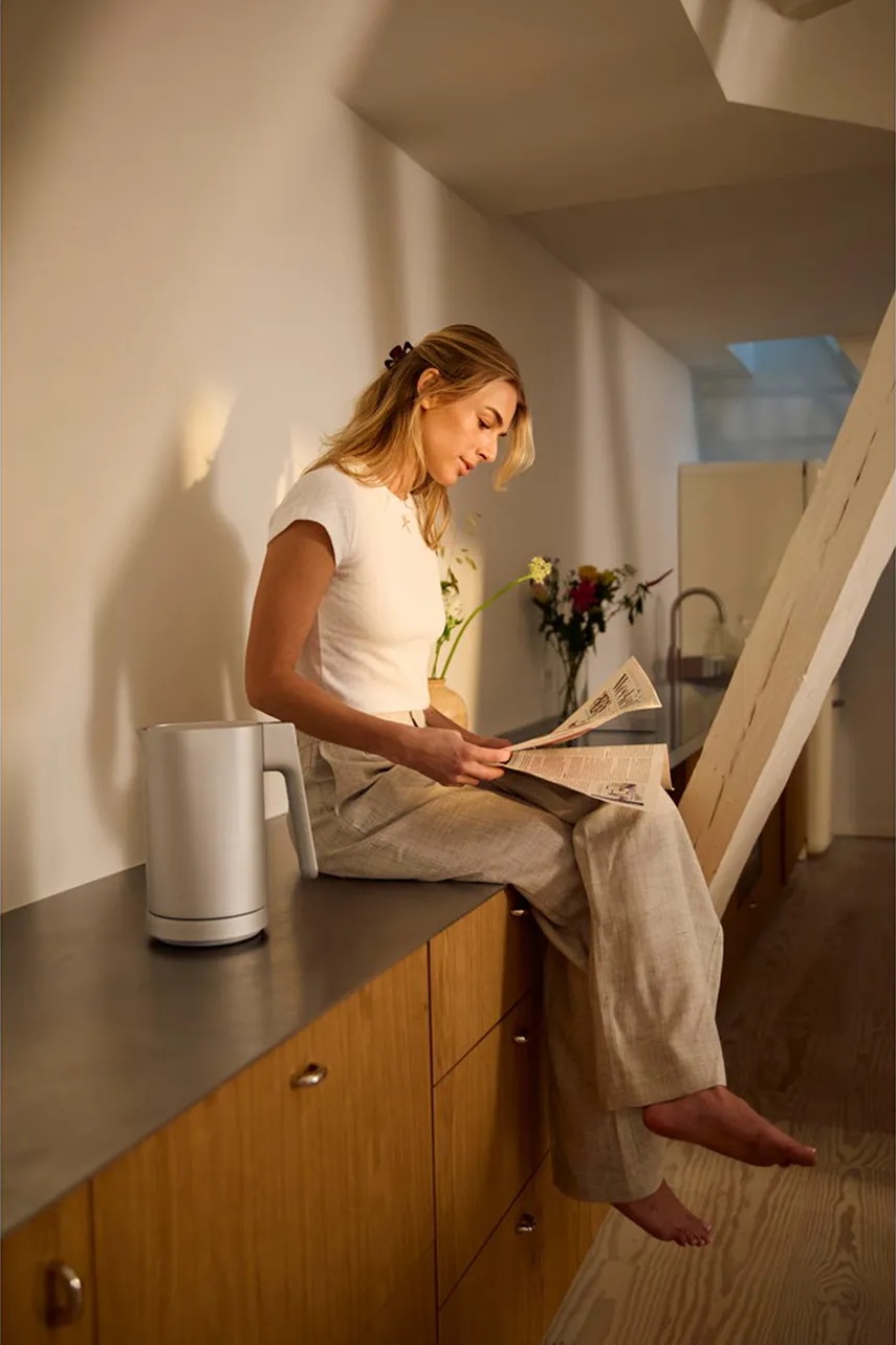 Ηλεκτρικός βραστήρας Jacob Jensen Nordic 1,2 L χρώμα: γκρι φωτογραφία