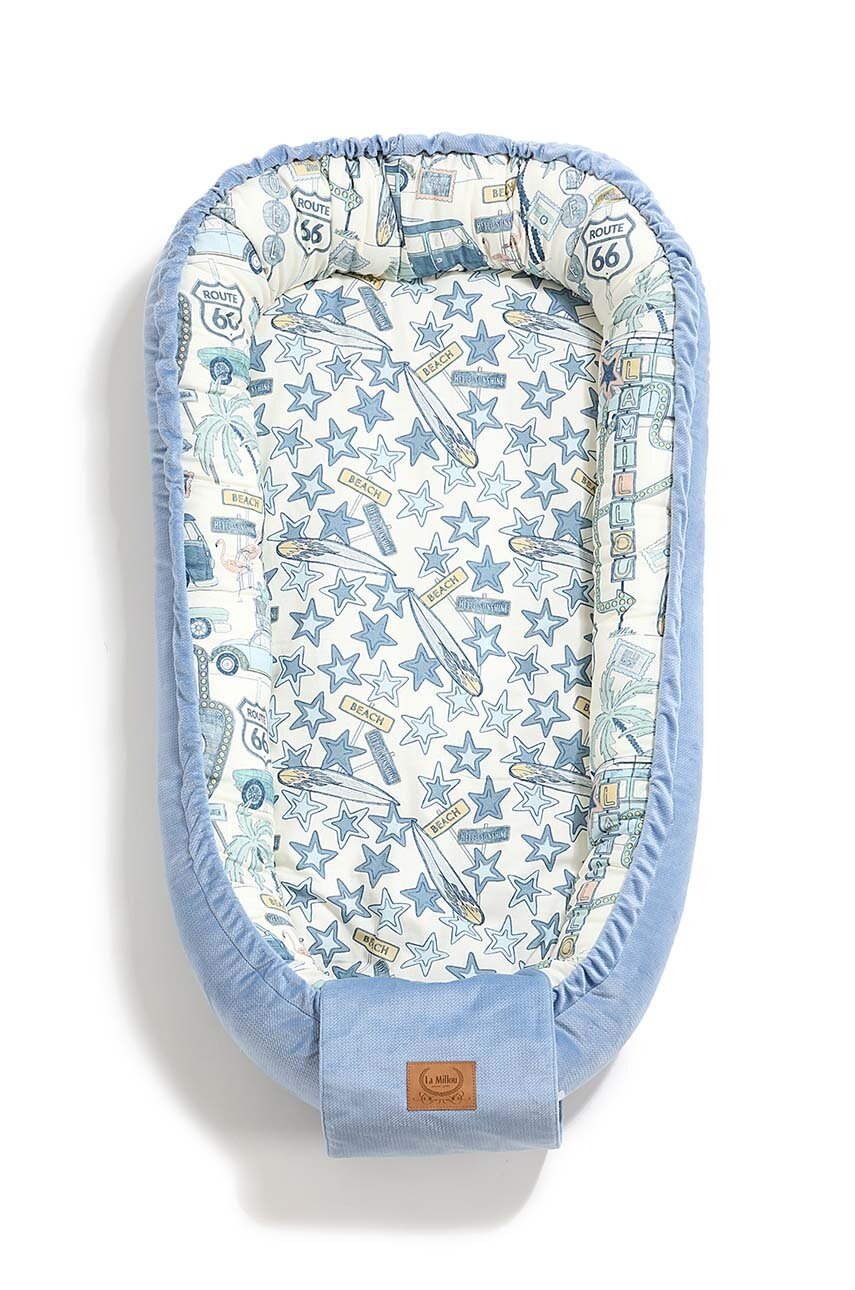 Кокон для младенцев La Millou Best Nest Velvet ROUTE 66 COLOUR S Кокон для младенцев La Millou Best Nest Velvet ROUTE 66 COLOUR S