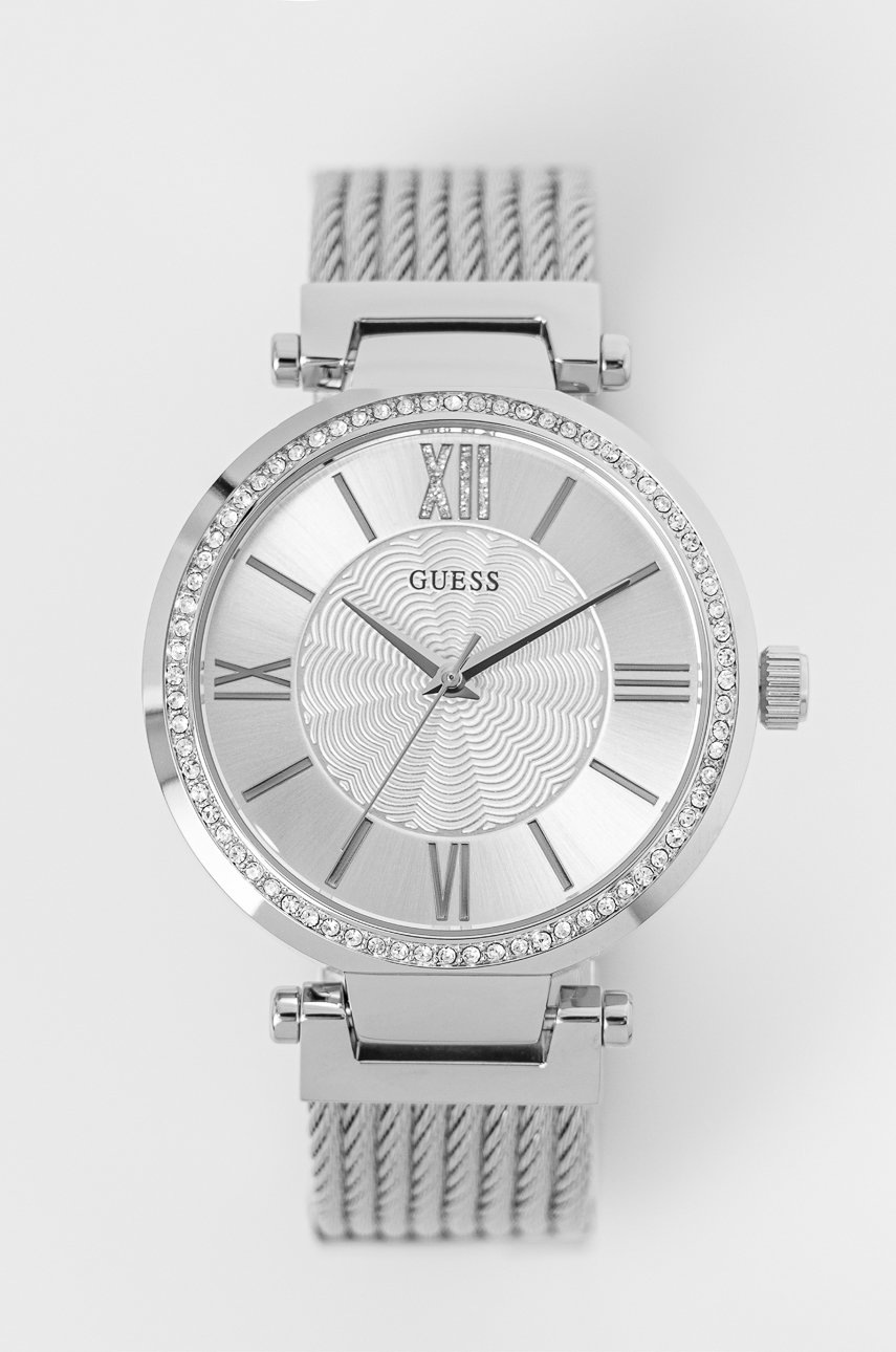 

Guess Jeans - Часовник W0638L1, Сребърен