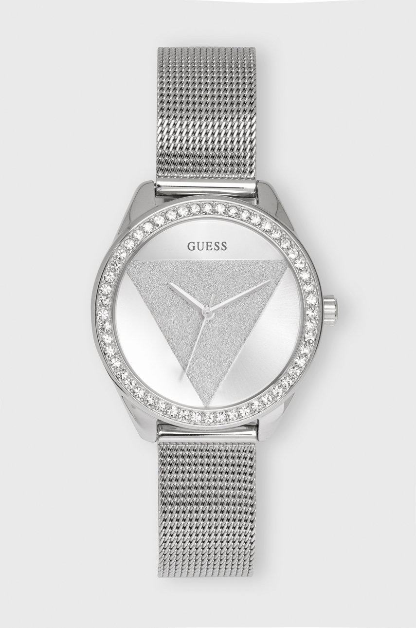 

Guess Jeans - Часовник W1142L1, Сребърен
