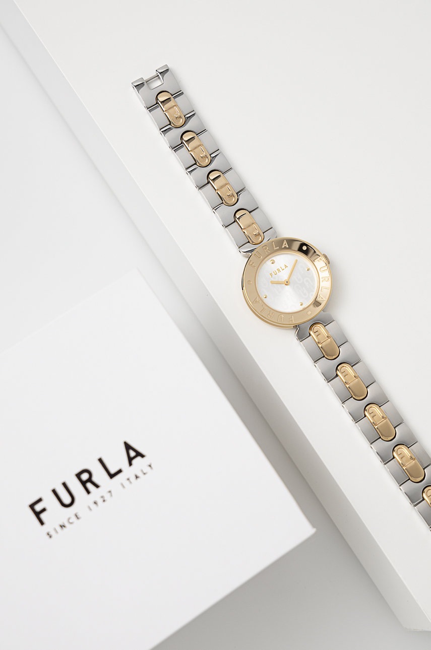 

Годинник Furla жіночий колір срібний