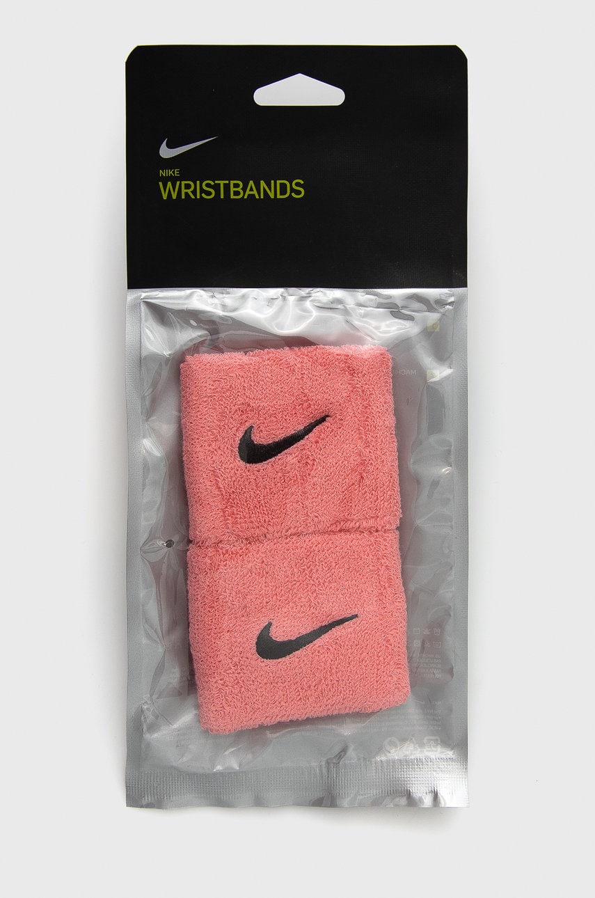 Levně Pásek na zápěstí Nike růžová barva