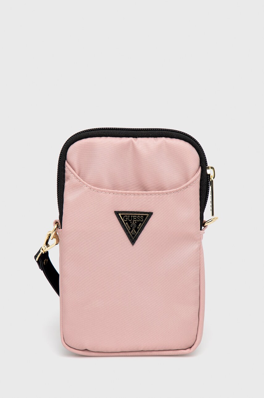 

Чанта Guess в розово, Розов