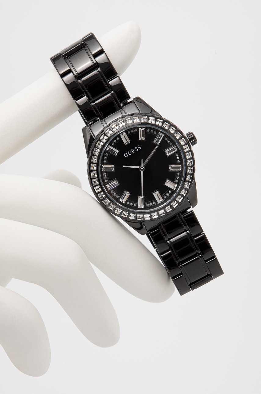 

Часовник Guess GW0111L4 дамски в черно, Черен