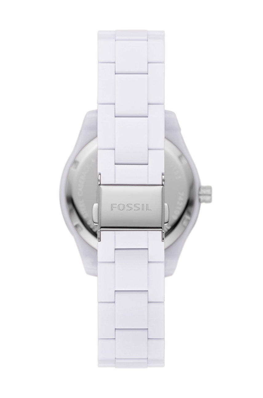 

Годинник Fossil жіночий колір білий