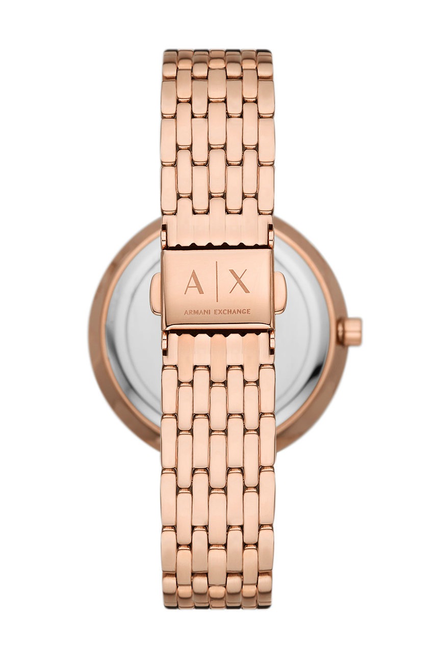 

Годинник Armani Exchange жіночий колір золотий