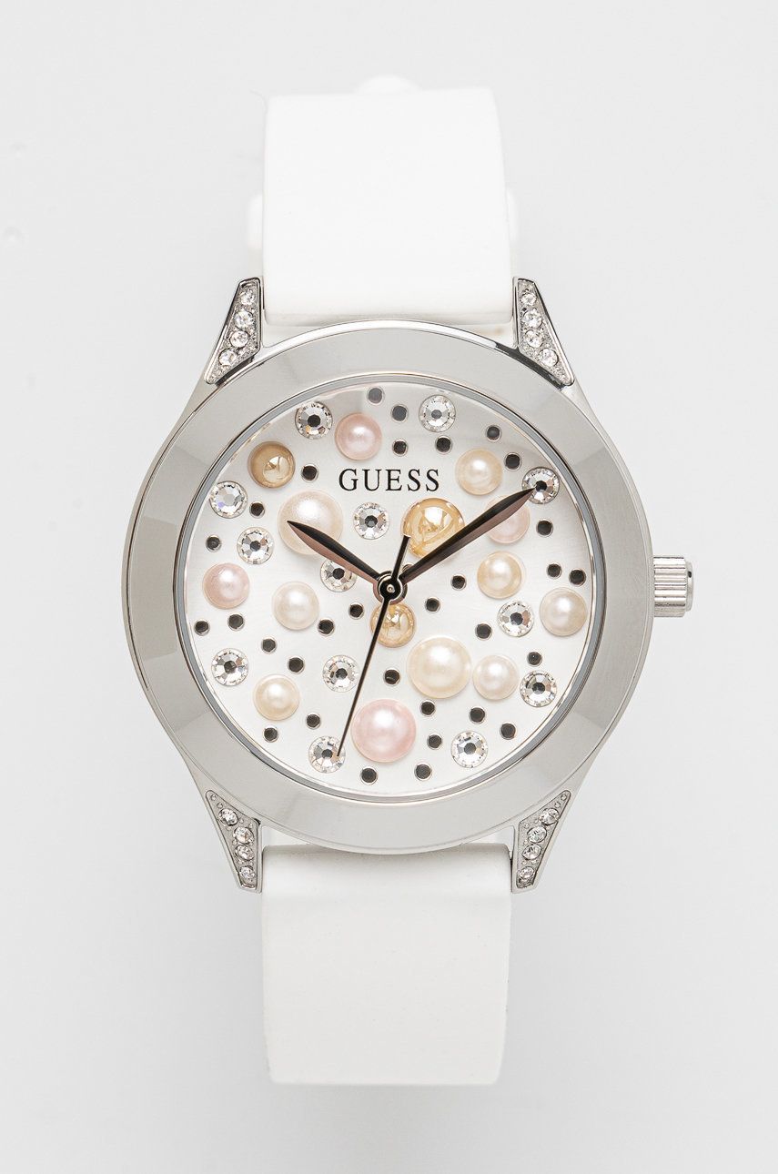 Guess zegarek GW0381L1 damski kolor biały