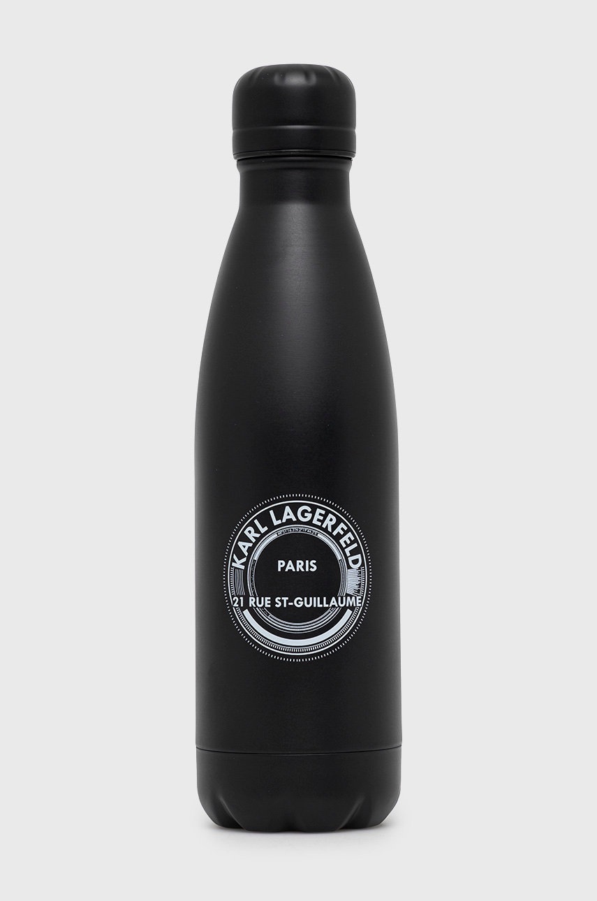 

Термобутилка 500 ml Karl Lagerfeld, Черен