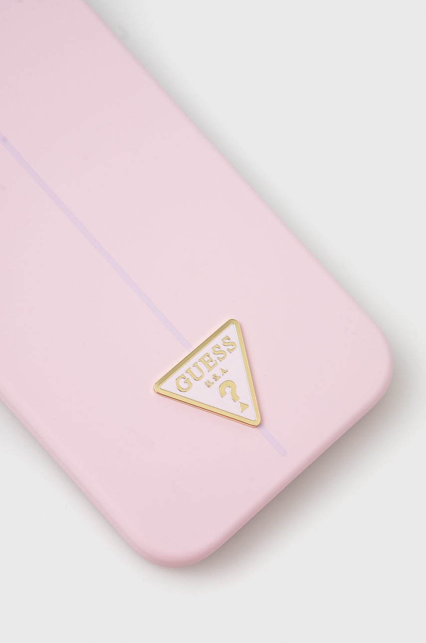

Чохол на телефон Guess Iphone 13 6,1 колір рожевий