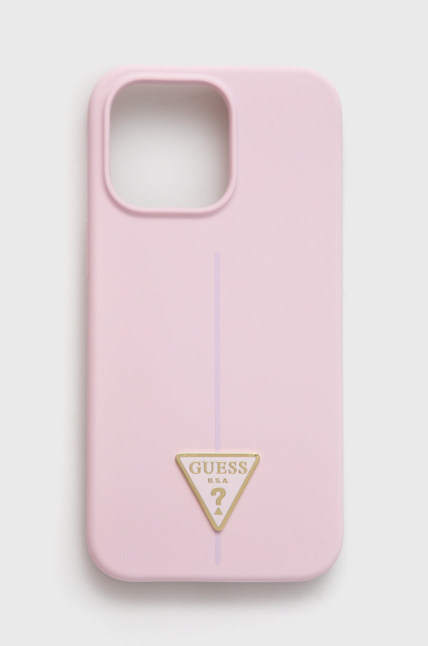 

Кейс за телефон Guess Iphone 13 Pro / 13 6,1 в розово, Розов