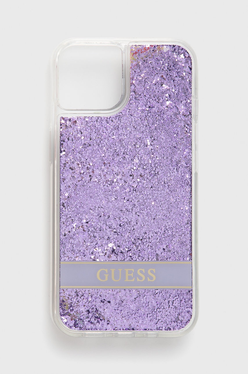 

Кейс за телефон Guess Iphone 13 6,1 в лилаво, Виолетов