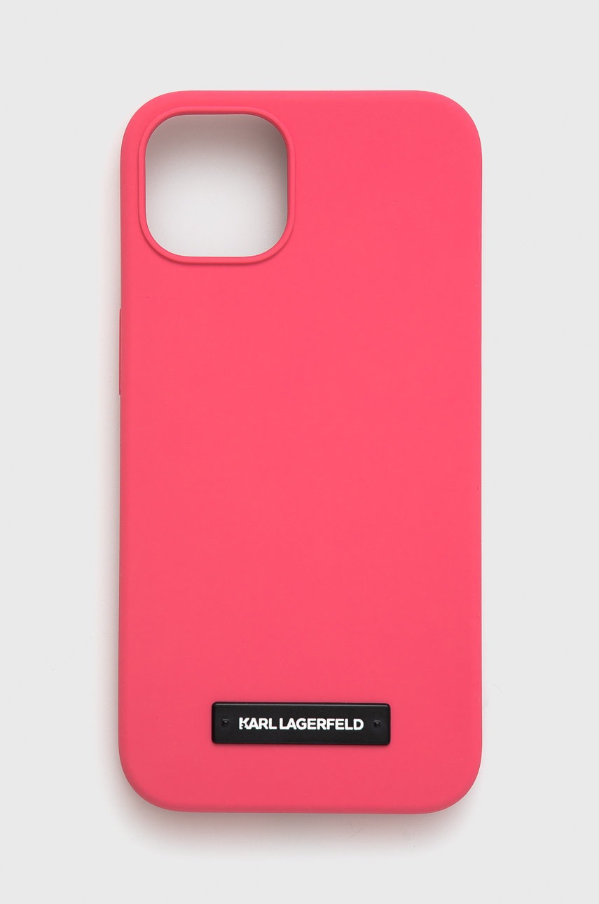

Кейс за телефон Karl Lagerfeld Iphone 13 6,1 в розово, Розов