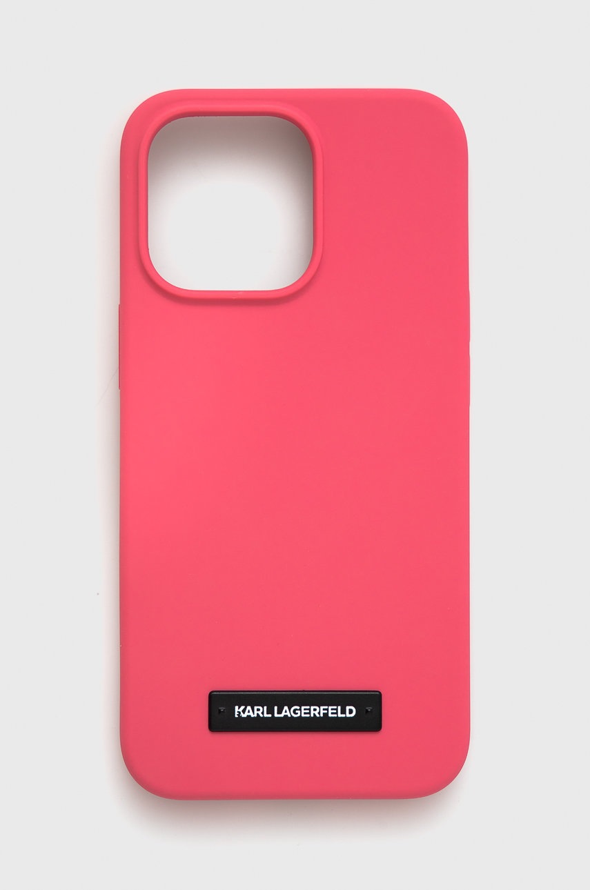

Кейс за телефон Karl Lagerfeld Iphone 13 Pro / 13 6,1 в розово, Розов