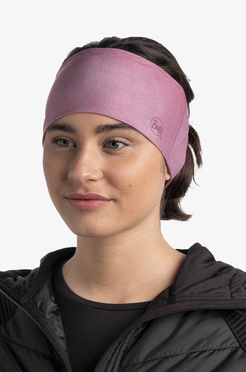 

Пов'язка на голову Buff Coolnet Uv Wide колір рожевий