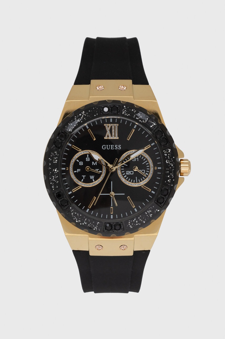

Часовник Guess дамски в черно, Черен