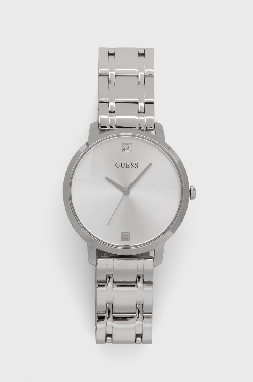 

Часовник Guess дамски в сребристо, Сребърен