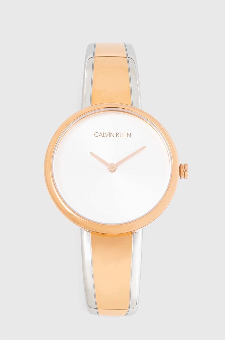 Calvin Klein Ρολόι Calvin Klein χρώμα: χρυσαφί