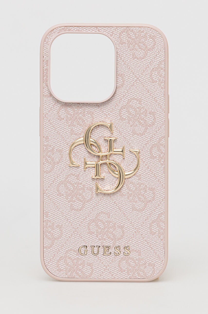 

Чехол на телефон Guess Iphone 14 Pro 6,1" цвет розовый