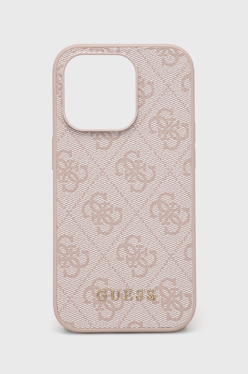 

Чохол на телефон Guess Iphone 14 Pro 6,1" колір рожевий